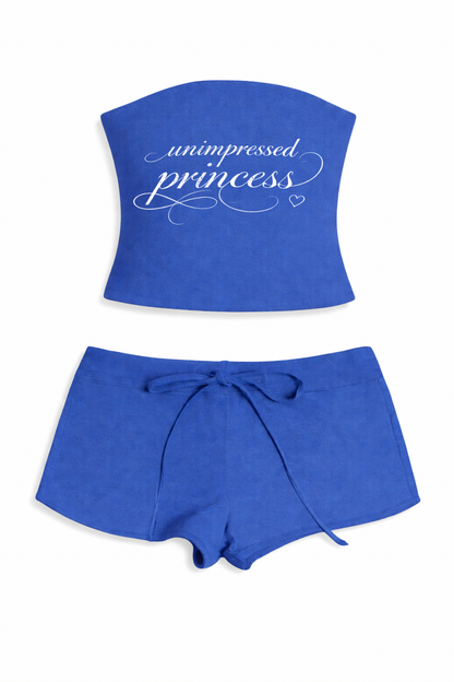 UNIMPRESSED PRINCESS SHORT SET